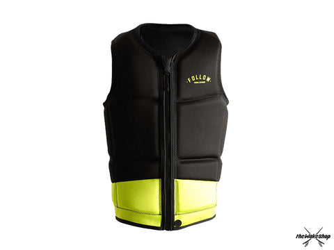 FOLLOW - DIVISION MENS JACKET -  BLACK/SLIME