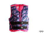 FOLLOW - YOUTH POP CGA VEST - PURPLE/PINK