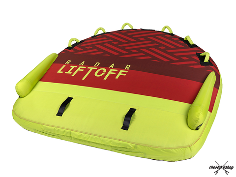 Liftoff - Marshmallow Top - Red / Yellow - 3 Person Tube